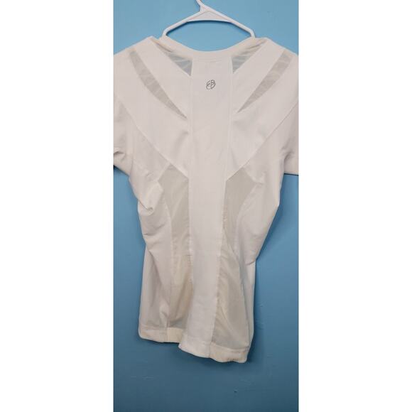 ALIGNMED White Posture POSTURAL FITNESS Shirt Full Zipper Women’s XL - Picture 6 of 13